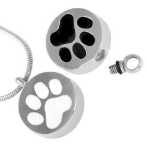 Stainless Steel Jewelry with paw print